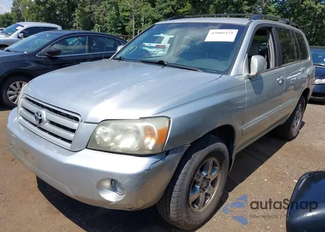 2005 Toyota Highlander V6 from USA, damaged, VIN JTEEP21A050099636
